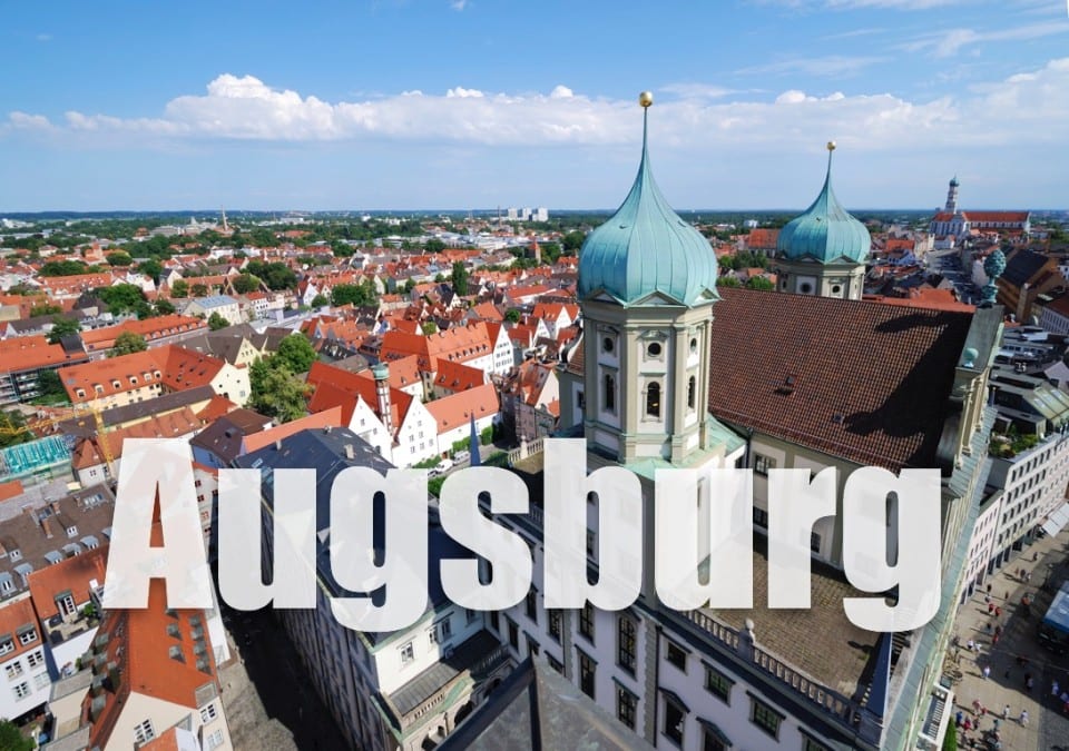 Beim Geocaching Teamevent in Augsburg erkunden Teams das malerische Augsburg am Lech und seine Umgebung. 